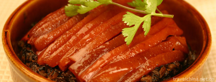 Pork with salted vegetable