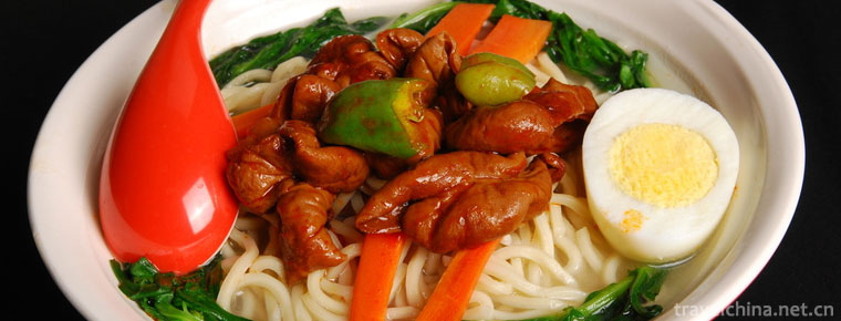 Pork intestine Noodles