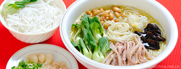 Chill chicken rice noodles
