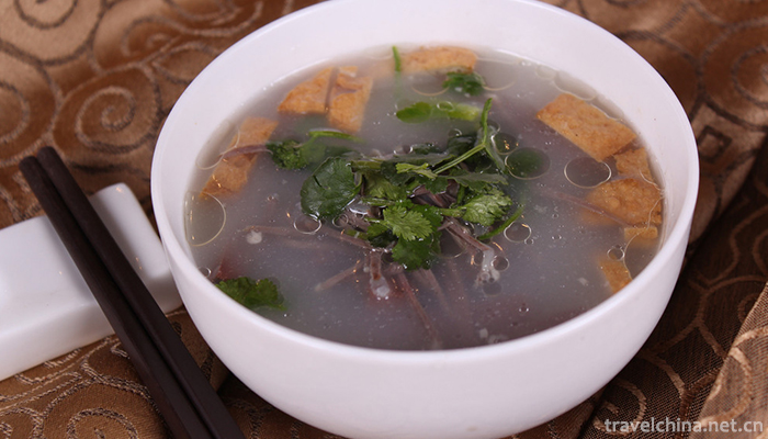 Duck-blood-soup-with-vermicelli-1