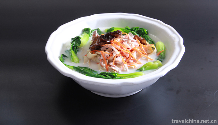 Braised-Shredded-Chicken-with-Ham-and-Dried-Tofu-4