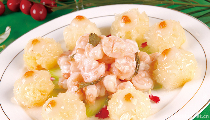 Stir-fried-Shrimps-with-Longjing-Tea-Leaves-7