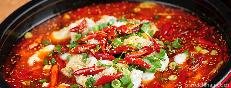 Sliced Fish in Hot Chili Oil 
