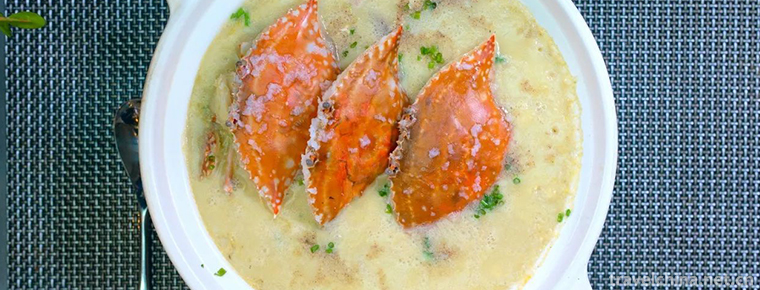 Crab congee