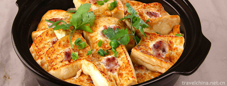 Hakka stuffed tofu 