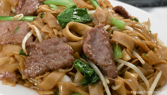 Dry-fry-rice-noodles-with-beef--10