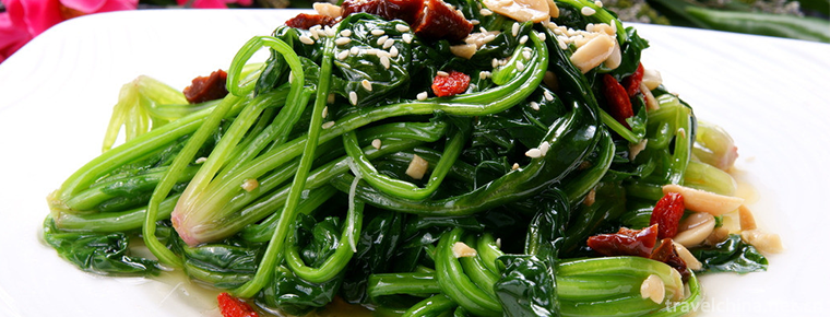 Spinach with Eight Delicacies 