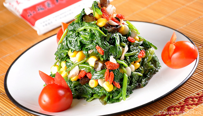 Spinach-with-Eight-Delicacies-5
