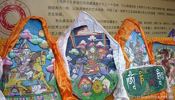 Tibetan-Gesar-Painted-Stone-Carvings-2