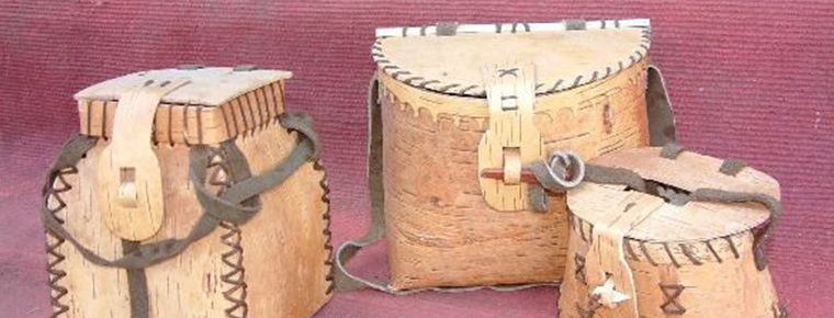 Craft of birch bark making