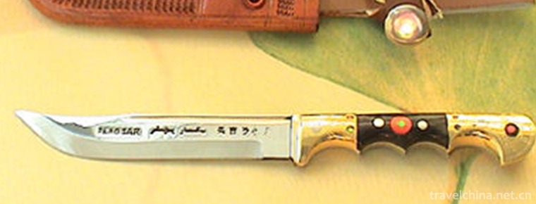 Uygur traditional knife making skills