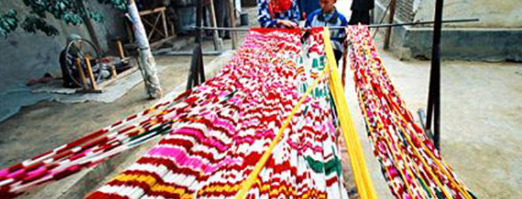 Weaving and Dyeing Techniques of Adlais Silk