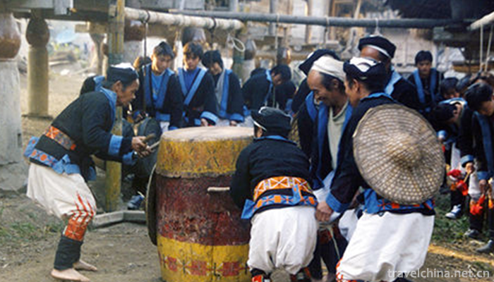 Monkey-Drum-Encouragement-of-Yao-Nationality1