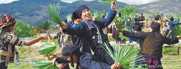 Brown Fan Dance