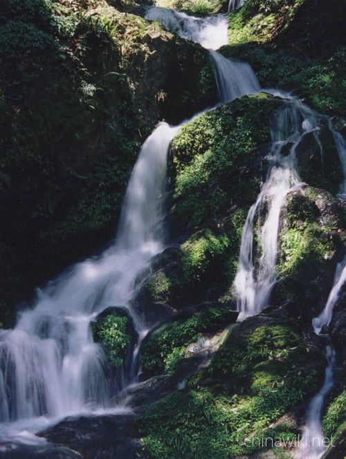 High mountains and flowing water scenic spot