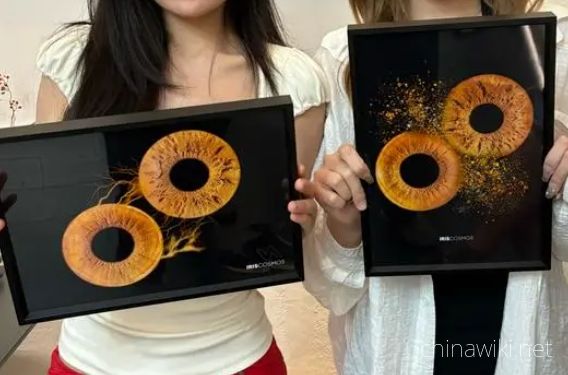 Chinese young people are starting to take artistic photos of their eyes